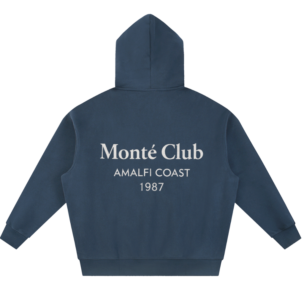AMALFI COAST HOODIE NAVY BLUE
